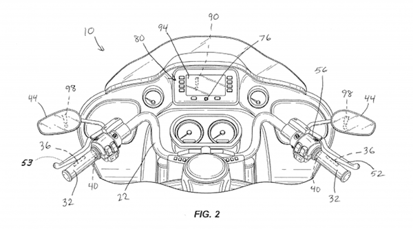 Harley braking patent