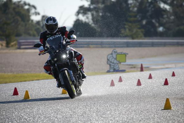 Michelin Road 5 in the wet!