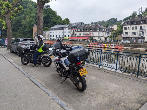 A Honda XL750 Transalp, Triumph Street Triple RS and GT1050 