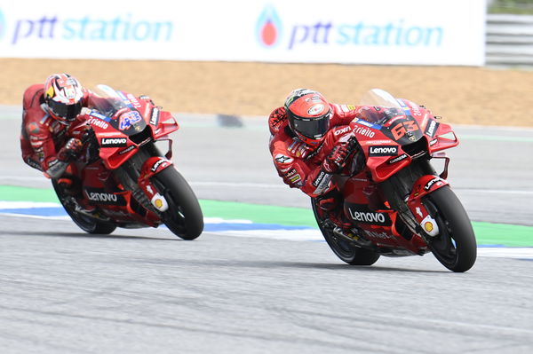 Francesco Bagnaia, Jack Miller, 2022 Grand Prix of Thailand. - Gold and Goose