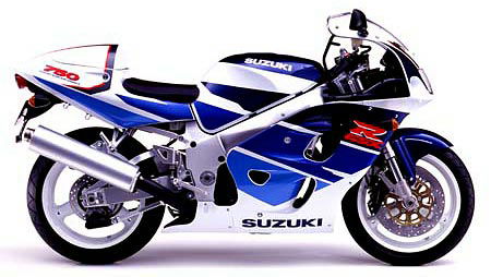 1996 GSX-R750 SRAD review