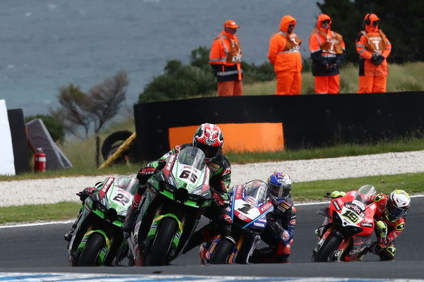 Jonathan Rea, Alvaro Bautista, Toprak Razgatlioglu, Alex Lowes, 2022 Australian WorldSBK. - Gold and Goose