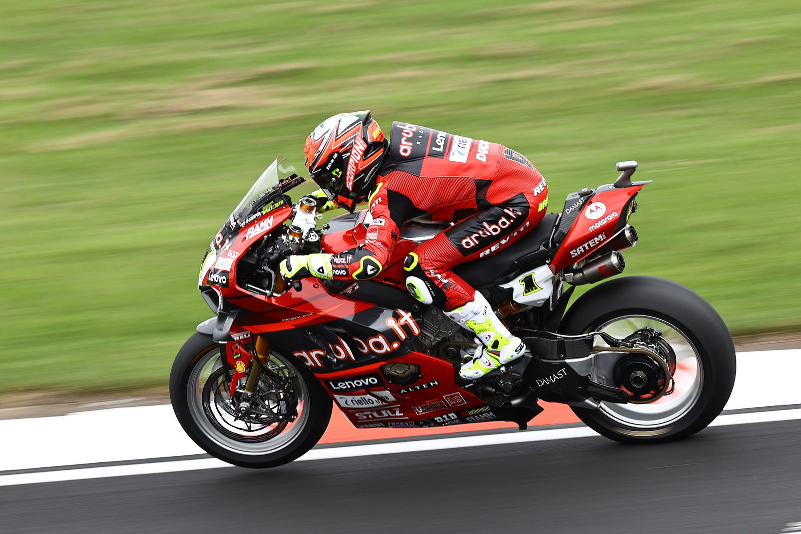 Alvaro Bautista, 2023 UK WorldSBK. - Gold and Goose