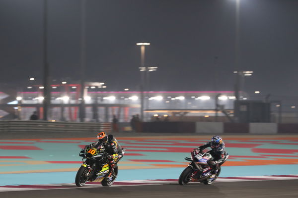 Luca Marini, Miguel Oliveira, 2023 MotoGP Qatar Grand Prix. - Gold and Goose