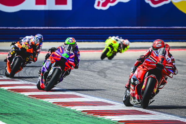 Francesco Bagnaia, Franco Morbidelli, Brad Binder, 2024 MotoGP Grand Prix of the Americas. - Gold and Goose