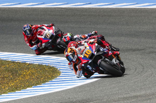 Luca Marini, Alex Rins, Stefan Bradl, 2024 MotoGP Spanish Grand Prix. - Gold and Goose