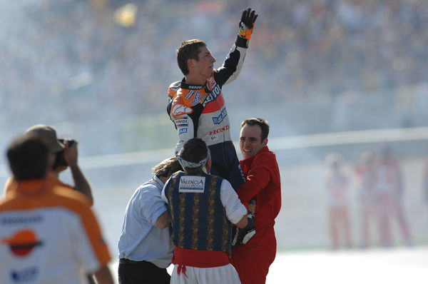 Nicky Hayden, 2006 Valencian Grand Prix. - Gold and Goose