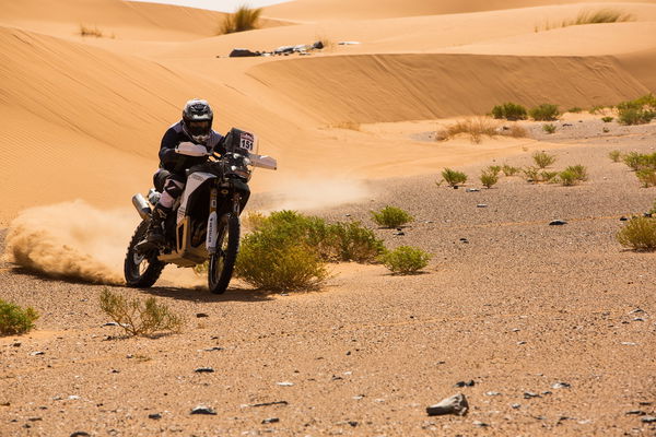  Modified Triumph Tiger competes in desert rally, but is it hiding something?