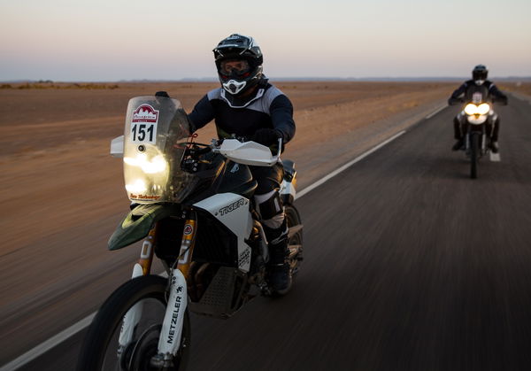  Modified Triumph Tiger competes in desert rally, but is it hiding something?