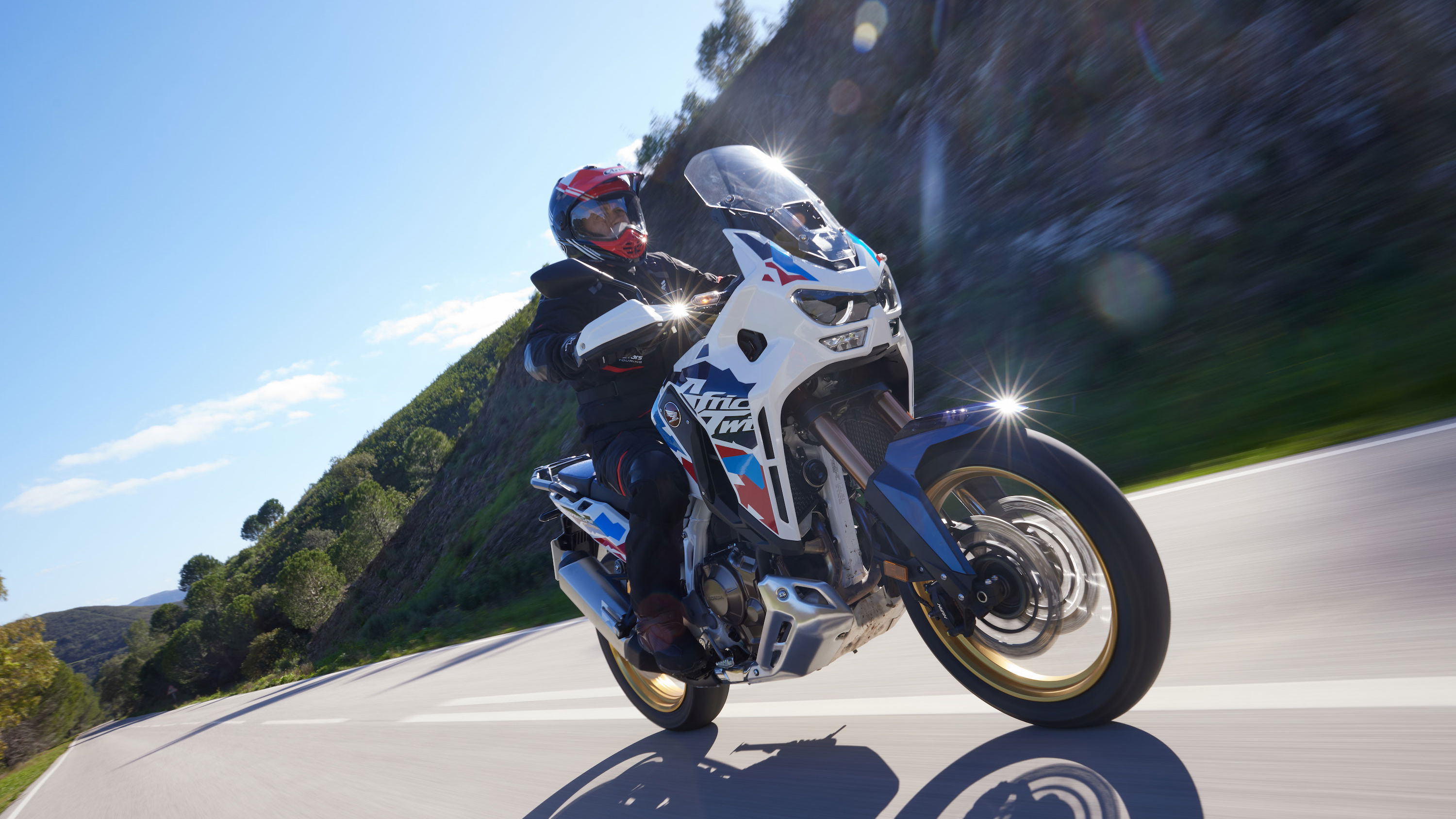 Honda Africa Twin Adventure Sports - riding 