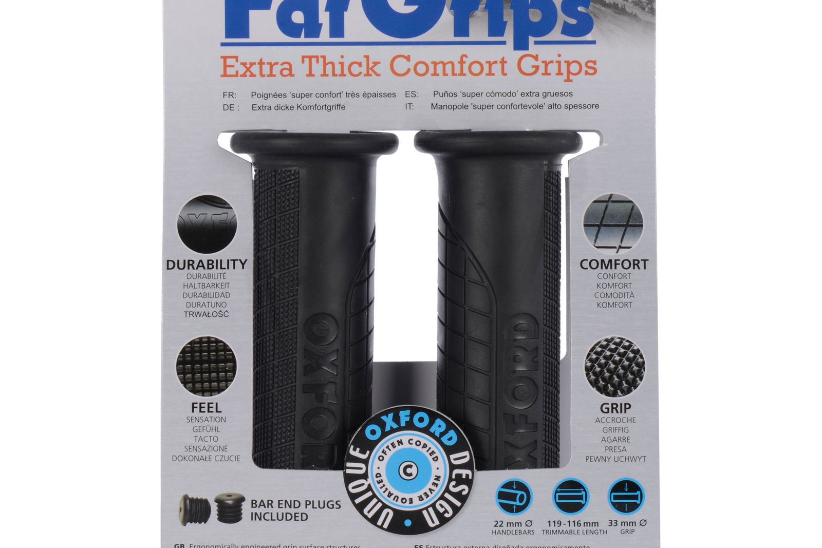 Oxford Motorcycle Fat Grips