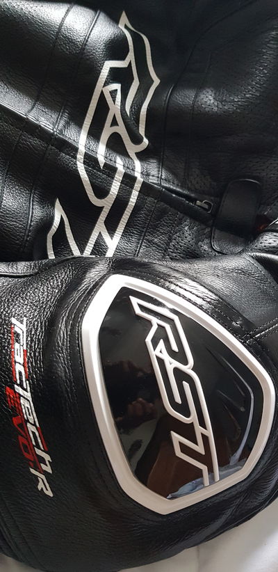 RST TracTech Evo R one-piece leathers