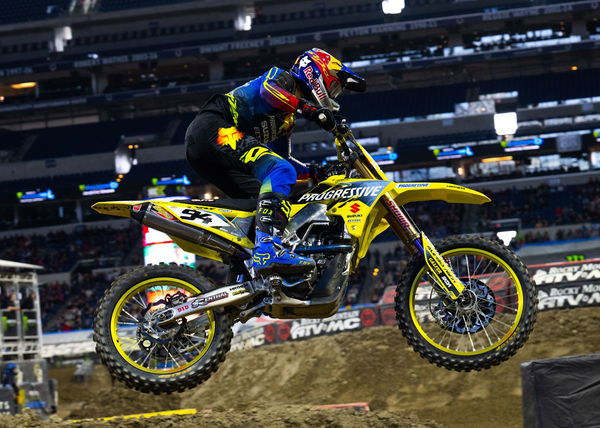 Ken Roczen, 2023 Indianapolis Supercross. - Suzuki Cycles/BrownDogWilson