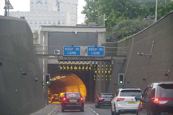 The Blackwall tunnel in London