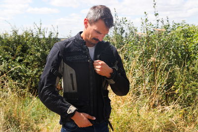 Spada Ascent V3 jacket - on rider