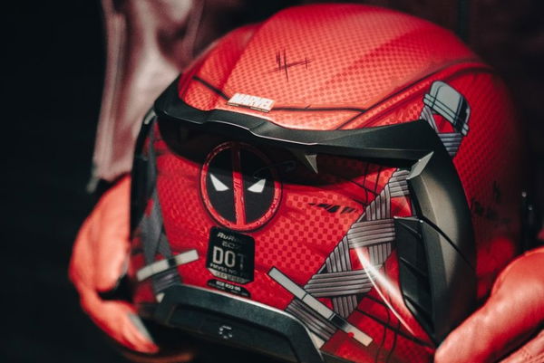 The Ruroc EXO Deadpool helmet