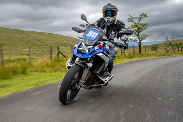 BMW R1300 GS ridden on road