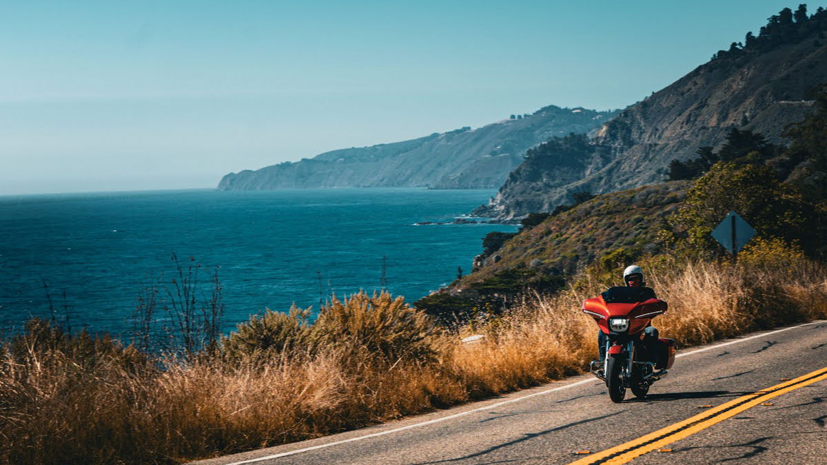 The Pacific Coast Highway, just north of Big Sur