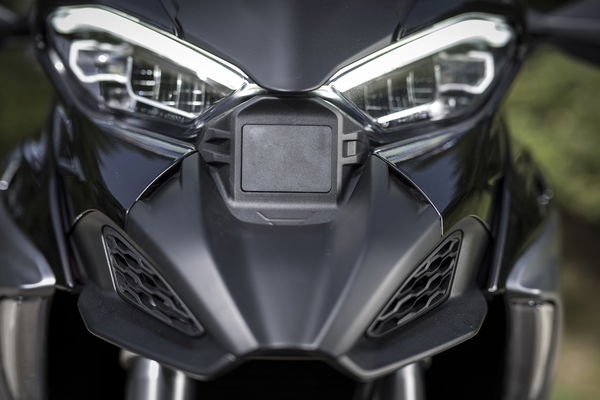 the styling of the new bikes 'beak' is one of the small visual tweaks for 2025