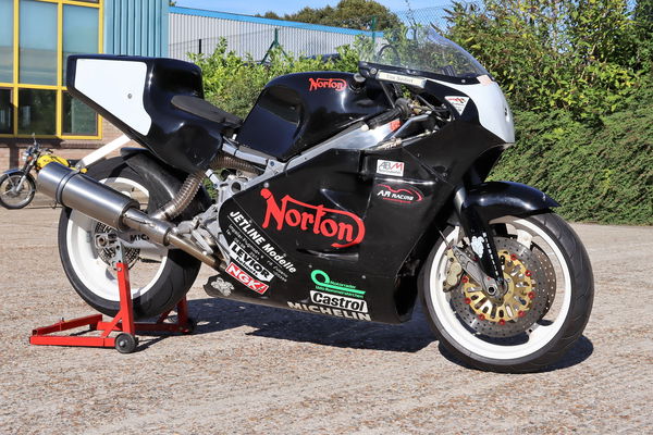 The bike up for auction is the first Norton F1R produced