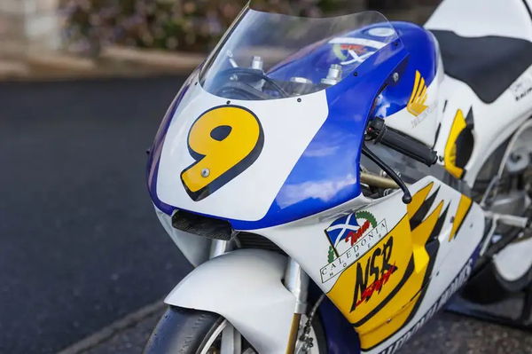 The bike has been raced extensively before being retired in 1999