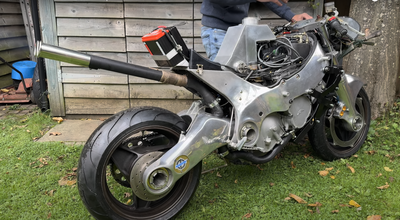 The Norton Nemesis engine starts for the first time in decades