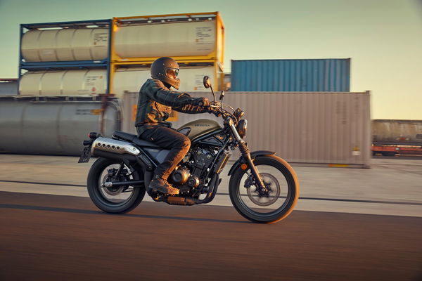 Honda CL500 on the road