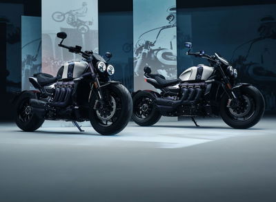 Triumph Rocket 3 and GT Evel Knievel