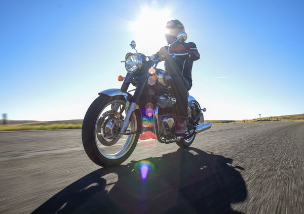 Royal Enfield Classic 650 on the road