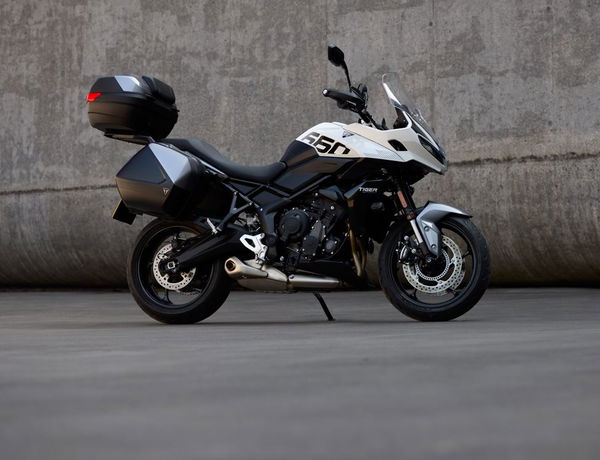 Triumph Tiger Sport 660 white colourway