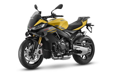 Aprilia Tuono V4 yellow