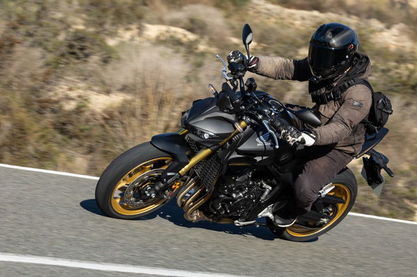 The agility of the new CB1000 Hornet is one of the bike's standout features
