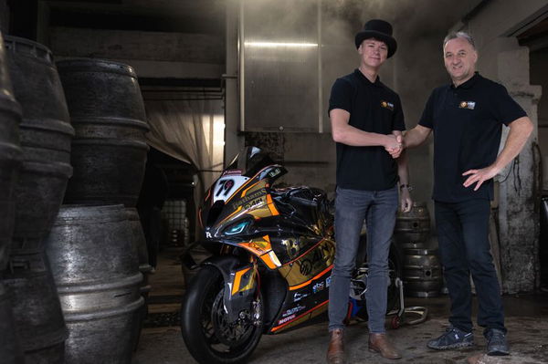 Storm Stacey and Bathams Racing Team owner Michael Rutter