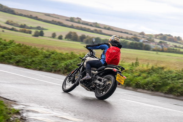 Royal Enfield Himmy 450 in action