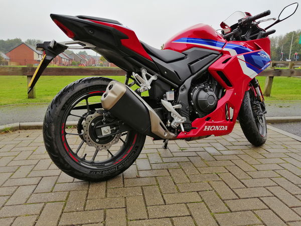 Honda CBR500R side shot