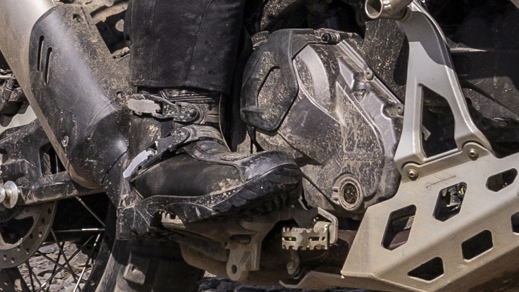 Spada Raider boot worn while trail riding