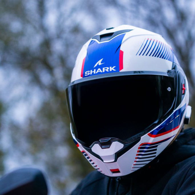 The Shark OXO modular motorcycle helmet