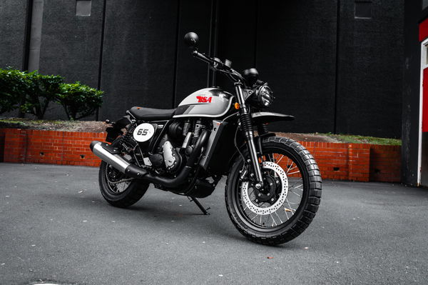 The Scrambler uses the Gold Star 650 as a base