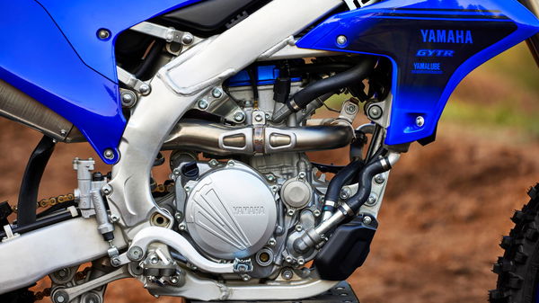 a Yamaha dirbike engine