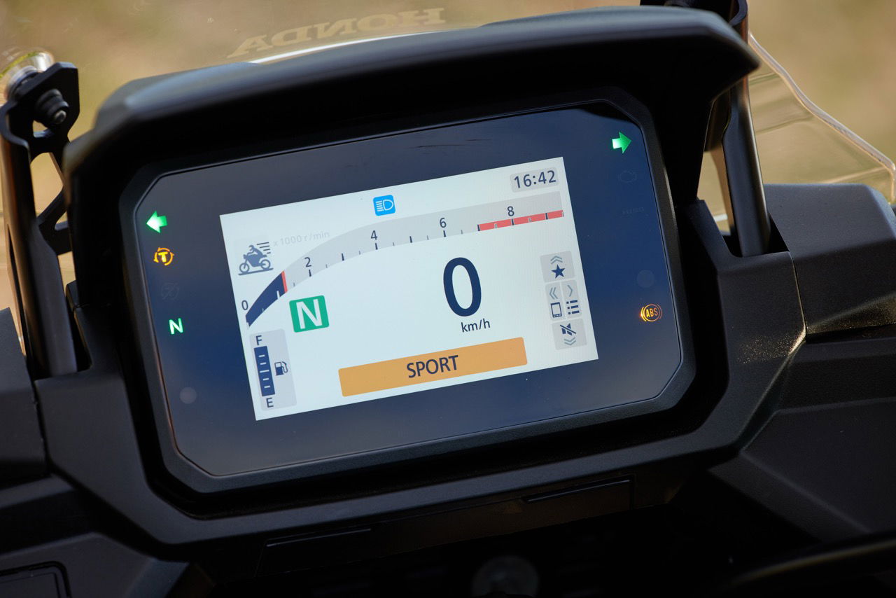 The new TFT is clear and easy to read