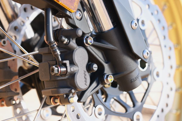 the Nissin brakes of the new MY25 XL750 Transalp