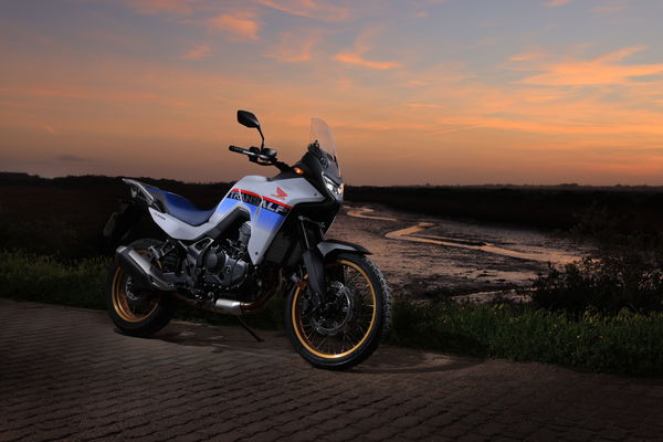 Honda XL750 Transalp sunset