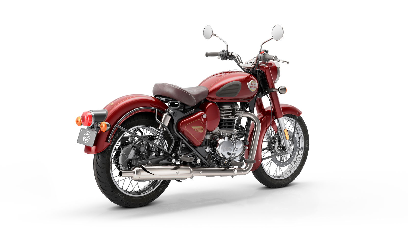 Classic 350 in Madras Red