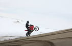 Ducati Panigale V4 in the snow