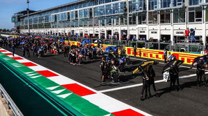 A WorldSBK grid