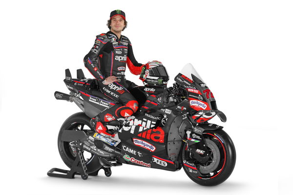 Marco Bezzecchi and the 2025 Aprilia RSGP MotoGP bike