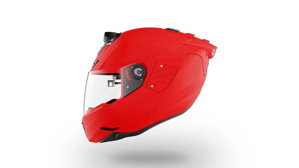 The HUD can be seen in the visor aperture