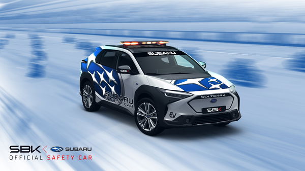 The Subaru Solterra becomes the first EV WorldSBK Safety Car