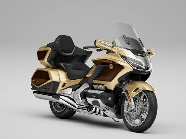 Honda Gold Wing 50th anniversary gold colourway