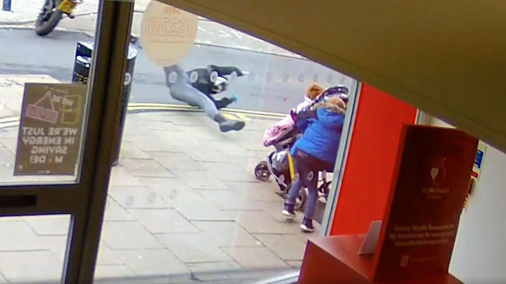 Motorcycle crash